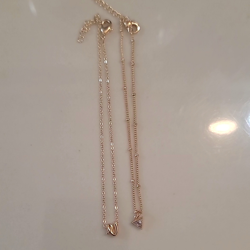 Never worn Gold anklets